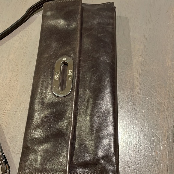 Prune Vintage Leather Wristlet / Small Purse / Clutch / Small Handbag - Picture 14 of 14